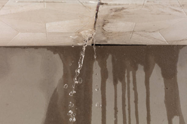 Professional Water Damage Restoration technician working in Lakeview, NY